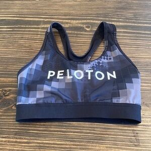 Peloton X Adidas Black and Grey‎ Sports Bra- Size Women’s Small